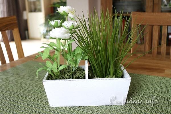 Spring Decorating With Green and White 7