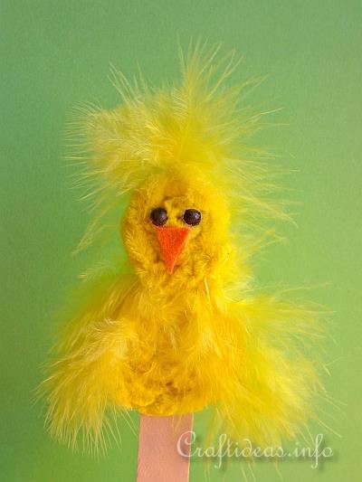 Spring and Easter Craft - Chenille Chick