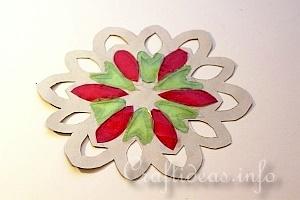 Stained Glass Snowflakes Tutorial 11