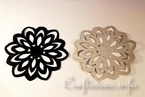 Stained Glass Snowflakes Tutorial 4