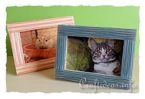 Straw Picture Frames