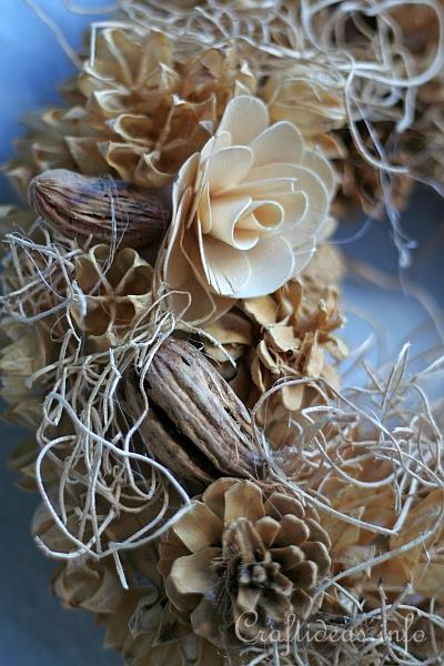 Summer Craft - Floral - Potpourri Wreath Detail