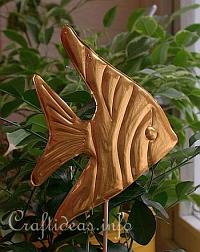 Summer Craft Project - Embossed Metal Angel Fish