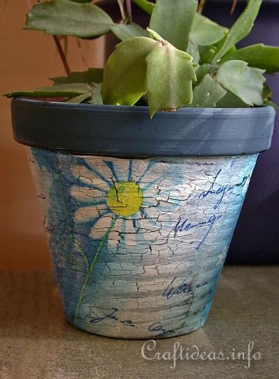Summer Flower Pot Craft