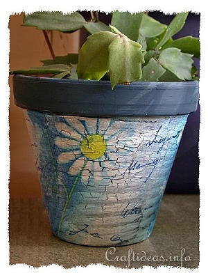 Summer Flower Pot Craft 