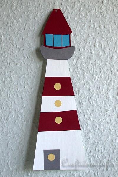 Summer Paper Craft - Paper Lighthouse