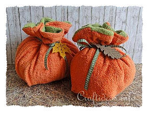 Terry Cloth Pumpkins 