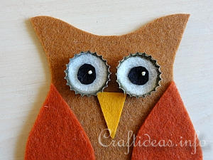 Tutorial - Felt Owl Ornaments 6