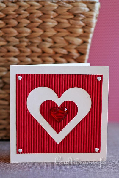 Valentine's Day Card - Large Heart Motif