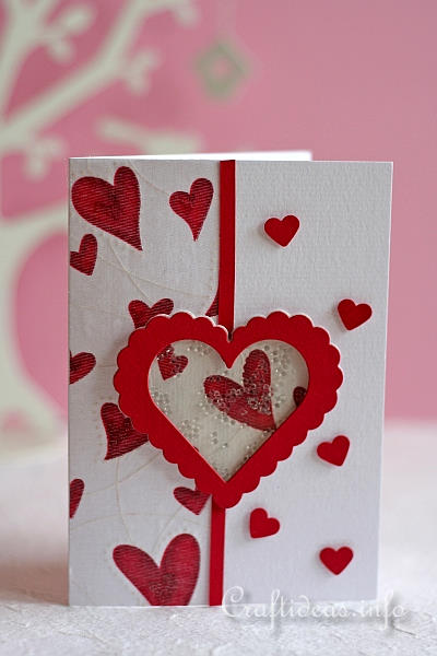 Valentine's Day Shaker Card 2