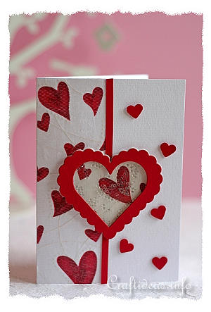 Valentine's Day Shaker Card