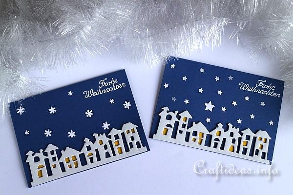 Winter Night Christmas Cards