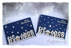 Winter Night Christmas Cards 