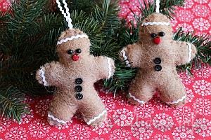 Winter and Christmas Season - Gingerbread Crafts