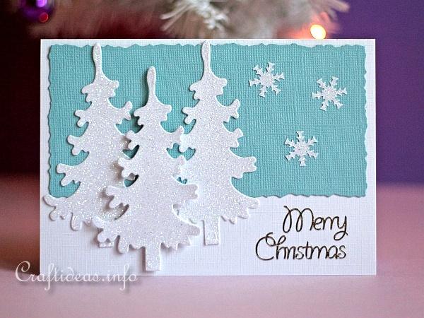 Wintery Christmas Card
