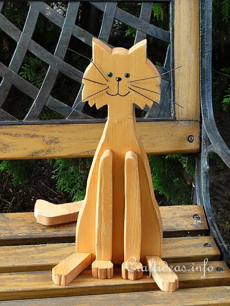 Wood Craft - Sitting Cat 2