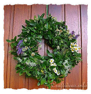Wreath Making - Summer Wreath for the Door