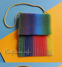 Girl's Craft - Hip Tote Bag Using Stretchy Corrugated Cardboard 