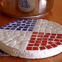 Patriotic Mosaic Trivet