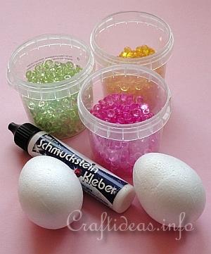 Beaded Easter Eggs - Supplies
