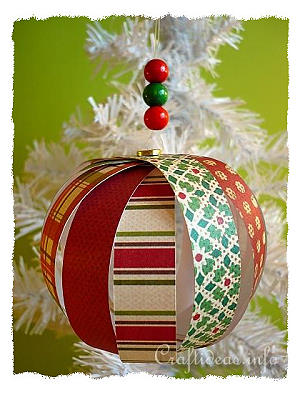 Christmas Paper Craft - Easy Delicate Paper Christmas Ornament 