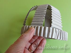 Corrugated Paper Easter Basket Tutorial 3