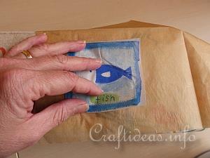 Craft Tutorial - Paper Napkins and Fusible Web 4