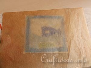 Craft Tutorial - Paper Napkins and Fusible Web 5
