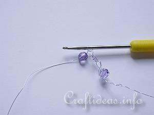 Crocheted Bead Bracelet 8
