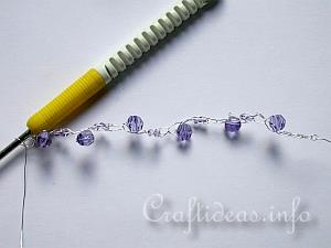 Crocheted Bead Bracelet 9