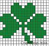 Fuse Bead Clover Pattern