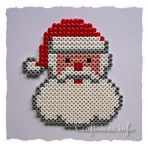 Fuse Beads Father Christmas