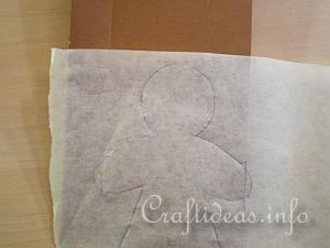 Gingerbread Man Paper Garland - Detail 3