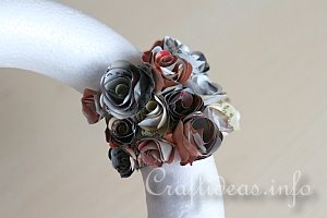 Gluing On Paper Roses