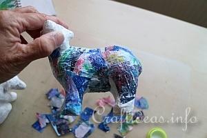 Gluing Paper Onto the Bear