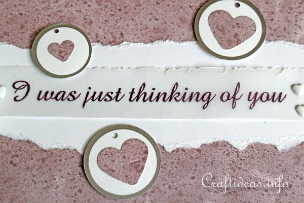 Just Thinking About You Card Detail