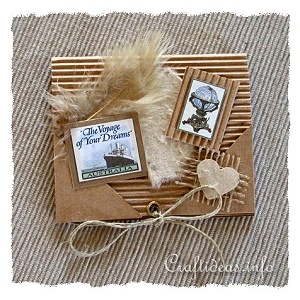 Paper Craft for Summer and All Occasions - Altered Memo Pad in a Natural Look