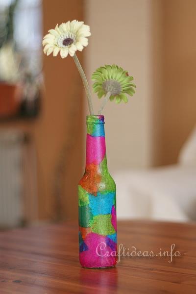 Recycled Bottle Vase