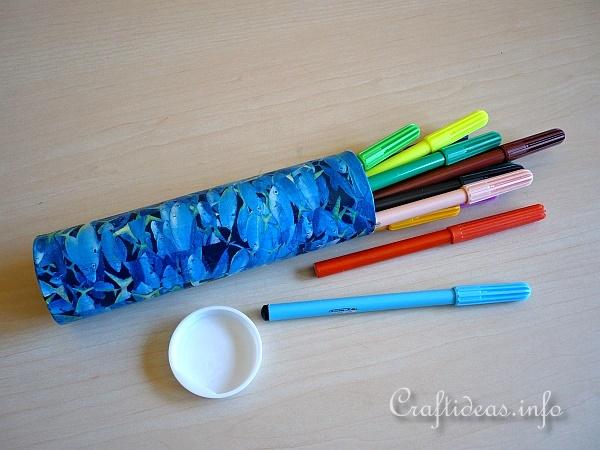 Recycling Craft - Magic Marker Container