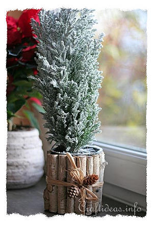 Recycling Craft for Christmas - Can Flower Pot 