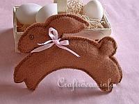 Sewing Craft for Easter - Felt Easter Bunny Project 