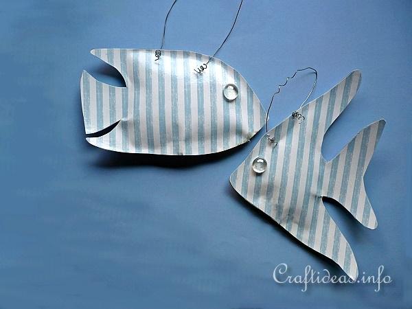 Summer Craft - Paper Craft - Faux Paper Fish