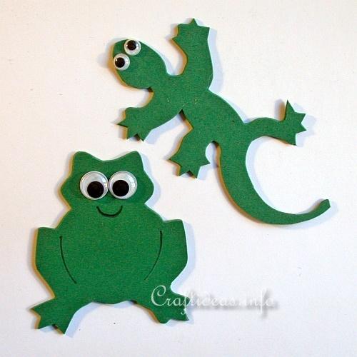 Summer Craft for Kids - Cookie Cutter Fun Foam Refrigerator Magnets