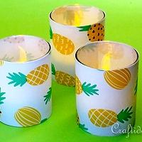 200 Cheery Pineapple Tealight Glasses