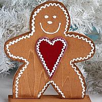 Christmas Wooden Gingerbread Man Craft