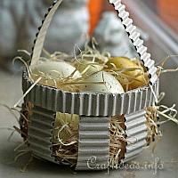 Corrugated Paper Easter Basket