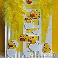 Easter Card - Cute Hatched Chicks Easter Card