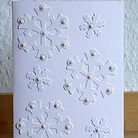 Elegant Snowflakes Greeting Card for the Holidays