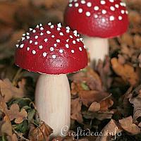 Fly Agaric or Toadstool Craft for Kids