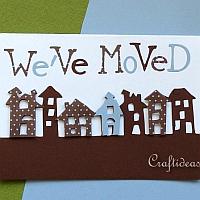 Greeting Card Craft - We've Moved